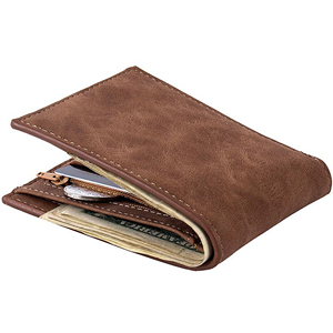 Cartera de cuero compacta y elegante para hombre con múltiples secciones de tarjeta, diseño delgado, durabilidad duradera y calidad superior - Product Image 6