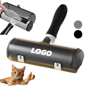 Entrega rápida logotipo personalizado Peine removedor de pelo para mascotas Mango desmontable Muebles para gatos y perros-Ropa Sofá Rodillo de pelusa reutilizable - Product Image 1
