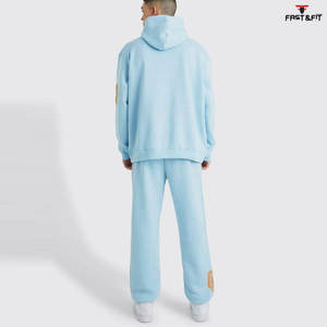 A prueba de viento Otoño Invierno hombres chándales transpirables ropa deportiva sudaderas Jogger traje deportivo hombres chándal conjuntos - Product Image 2