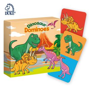 Juego de cartas de dominó personalizado de colores juguete educativo para niños - Product Image 1