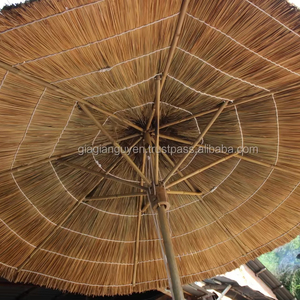 Cubierta de paraguas natural hecha a mano, diseño tradicional ecológico de 210cm de diámetro para Villa al aire libre, playa, jardín, sombra - Product Image 4
