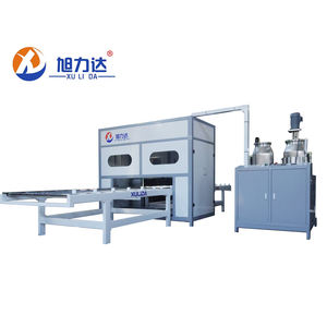 Machine de pulvérisation de colle polyuréthane pour panneaux en nid d'abeille en céramique souple, aluminium et cuivre, contrôlant automatiquement la vitesse du convoyeur - Product Image 1