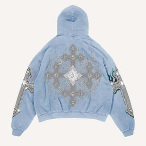 Clothing Manufacturer Unisex Streetwear 3d Puff Print Hoodies Heavyweight Oversized Pullover Breathable Puff Printing Hoodies - Product Image 4