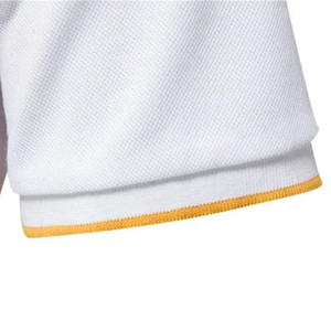 เสื้อโปโลเข้ารูปสำหรับผู้ชายเสื้อยืดโปโลดีไซน์ใหม่ - Product Image 5