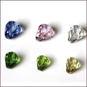 Perles en cristal en forme de goutte 8X6MM 10X8MM 12X10MM, mélange en gros, perles en <span class=keywords><strong>verre</strong></span> de haute qualité colorées en forme de larme pour la fabrication de bijoux - Product Image 2