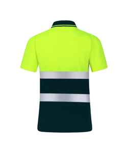 2025 alta calidad transpirable construcción de alta visibilidad hecho a medida reflectante Hi Vis camisa de TRABAJO ROPA DE SEGURIDAD Polo camisa - Product Image 3