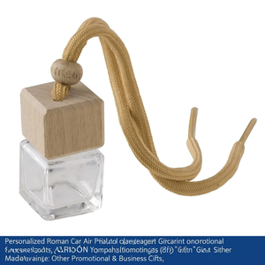 Deodorante per Auto Personalizzato Stile Romano, Regalo Promozionale Aziendale in Vetro - Product Image 3