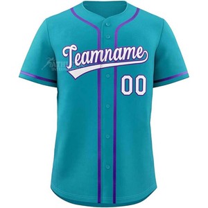 Sublimación personalizada para hombre béisbol Softball desgaste botón abajo béisbol Jersey para la venta 2025 transpirable secado rápido con nombre del equipo - Product Image 5