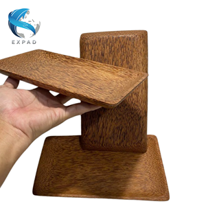 Plato de madera de coco hecho a mano Opción de comedor sostenible - Product Image 6