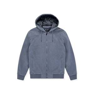 Giacca in velluto a coste reversibile da uomo XS sportiva da motociclista impermeabile con cerniera tinta unita rivestimento sostenibile con aria condizionata - Product Image 1