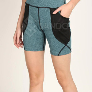 กางเกงขาสั้นคาร์โก้ผู้หญิงขายดี คุณภาพสูง ผ้าฝ้าย 100% แห้งเร็ว สวมใส่สบาย ระบายอากาศได้ดี พร้อมเชือกผูกเอว - Product Image 3