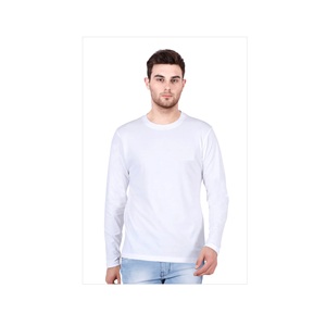 Camiseta de algodón suave con estilo de excelente calidad Camiseta con cuello redondo para capas o ropa informal individual disponible en tamaños personalizados - Product Image 4
