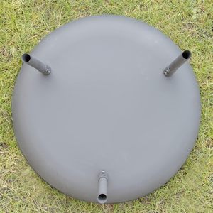 Patio Metal Fire Pit Bowl for Outdoor Heating and Decoration Large Steel <b>Firepit</b> Ideal for Bonfire and Family BBQ - Product Image 3