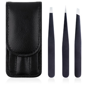 Instruments professionnels Kaamir Pince à cils en acier inoxydable antistatique antimagnétique Pointe lisse Cils à bord pointu de qualité supérieure - Product Image 5