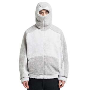 Custom 100% algodón bordado invierno Oversized Crop Hoodie para los hombres-bajo al por mayor - Product Image 6