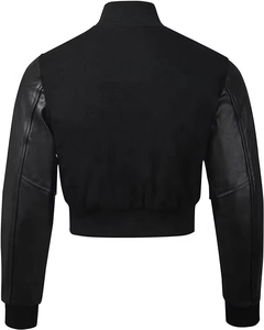 High Quality Winter Vintage Regular <b>Men's</b> Hooded Hip Hop Varsity <b>Jacket</b> Breathable Nylon Embroidered Windproof Front Thin - Product Image 3