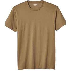 T-shirt en coton basique pour homme, confortable, ample, épaule droite, manches courtes, tricoté, col rond, motif uni, OEM - Product Image 4
