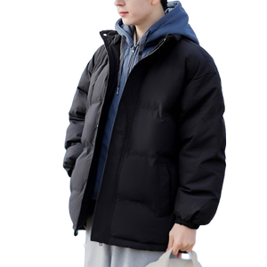 Chaqueta acolchada personalizada para hombre, traje de dos piezas, capucha, chaquetas de invierno desmontables para hombre, senderismo y Camping, chaqueta simulada de dos piezas para hombre - Product Image 6