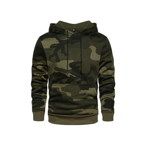 เสื้อฮู้ดโอเวอร์ไซส์สำหรับผู้ชายผ้าฟลีซแบบสวมหัวสไตล์ฮิปฮอปพิมพ์ลายและโลโก้ได้ตามต้องการ - Product Image 3