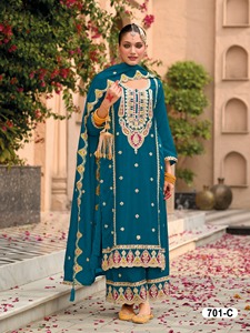 Maruti Fashion Pure Chinon 3 PC Stitched Ladies Kurti Digital Print Traditional Pakistani Wedding Wear All Seasons - Product Image 5
