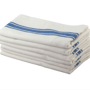 Blue Recycled Cotton Linen Microfiber <b>Towel</b> Vintage Stripes Printed Checkered Pattern Golf Home Beach Children-Composed <b>Bamboo</b> - Product Image 1