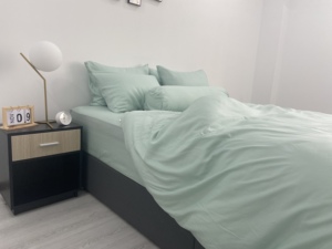 Luxueux 4 pièces pour ensemble de literie TENCEL JACQUARD NJ6801 Design sophistiqué pour l'espace de chambre Premium - Product Image 6