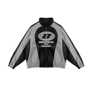 Léger hommes 100% Polyester imperméable coupe-vent respirant fermeture éclair imperméable randonnée extérieur coupe-vent veste pour homme - Product Image 5