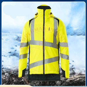 แจ็กเก็ตทำงานสะท้อนแสง3เมตรสำหรับผู้ชายชุดทำงานเพื่อความปลอดภัยในการก่อสร้าง - Product Image 3