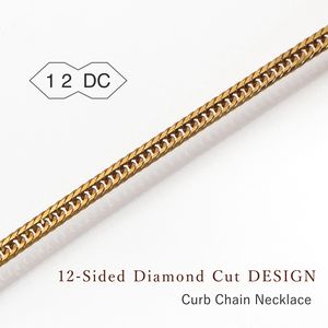Calidad superlativa Top Grades 12DCT 18cm3g Fashion Link Triple Curb 18K Pulsera de cadena de oro - Product Image 3