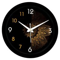 Jam Dinding Logam Mewah Desain Merak, Dekorasi Rumah, Jam Dinding Mekanik Desainer