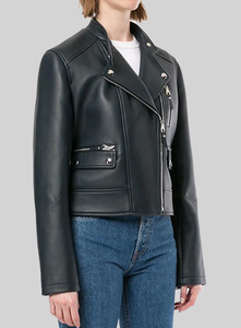 Chaqueta de Cuero para Mujer, Nueva Moda, Resistente al Viento, Chaqueta de Cuero para Hombre y Mujer, Estilos Personalizados, Chaqueta de Cuero Charlotte Burnt Multiple 2006 - Product Image 2