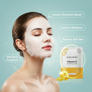 Mascarilla Facial de Vitamina E con Aroma a Aloe |   Cuidado de la Piel Hidratante, Nutritivo, Antiarrugas y Blanqueador para Piel Sensible y Radiante Jumbo - Product Image 1