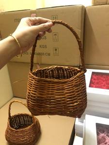 Handmade Rattan <b>Basket</b> Made by Skilled Craftsmen/many Sizes/new Unique Designs From 99 Gold Data - Product Image 3