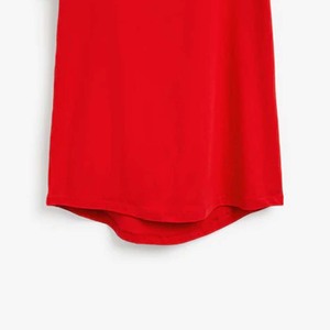 Camisetas de algodón liso de alta calidad OEM, camiseta recortada cuadrada con logotipo personalizado, Top corto de gran tamaño, camiseta para mujer, camisetas informales para niñas - Product Image 5