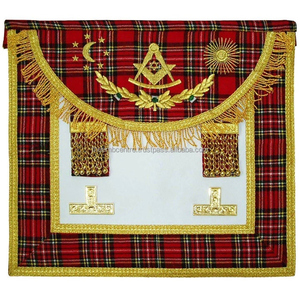 Delantal de Rito Escocés de Calidad Premium con Bordado, Cinturón Ajustable, Tela Resistente, Diseño Personalizado, Suministro al por Mayor - Product Image 3