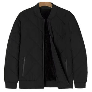 2025 personnalisé hommes en cuir Bomber veste imperméable respirant Hip Hop en cuir Bomber veste mode chaud en cuir Bomber veste - Product Image 1