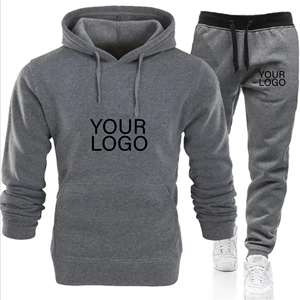 Ensemble de survêtement athlétique décontracté 2 pièces pour hommes Veste de course complète avec pantalon de survêtement à manches longues Sweat à capuche respirant pour les sports de plein air - Product Image 6