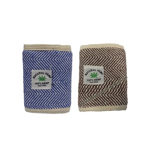 Handmade Slim Soft Trifold Wallet <b>Coin</b> <b>Purse</b> With Card Slots and Zig Zag Pattern for <b>Boys</b> and Men - Product Image 2
