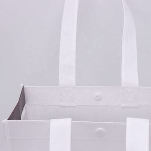 Custom Designed Eco Tote <b>Shopping</b> Bag Lulu PP Non Woven Reusable <b>Small</b> Size Laminated Printed Custom Color Curved Corners - Product Image 5
