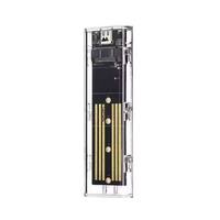 M.2 Şeffaf NVME NGFF SSD Kutusu USB3.1 Gen 2 Sabit Disk Kutusu Katı Hal Sürücüsü Harici Kutusu