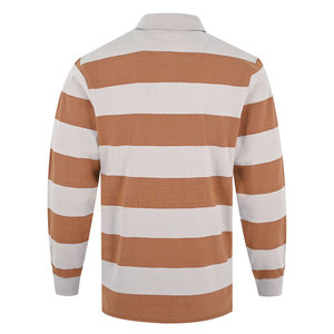 Chemises de Rugby Manches Longues de Couleur Unie Logo Personnalisé Chemises de Rugby pour Hommes Nouveau Style Chemises de Rugby pour Hommes - Product Image 2