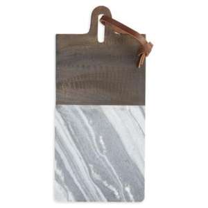 Planche à découper en bois et en marbre fabriquée à la main, conçue pour couper les fruits, les légumes et les viandes avec précision et style - Product Image 6