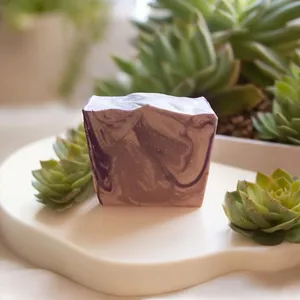 Handmade Lavender Goat Milk <b>Soap</b> Solid Bar Whitening Bath Toilet <b>Soap</b> with Olive Oil Handcrafted for a Luxurious Experience - Product Image 1