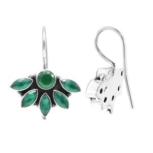 Pendientes delicados de Plata de Ley 925 Aventurina natural Acentos de oro rosa Regalo de aniversario perfecto para ella-Pendientes llamativos - Product Image 3