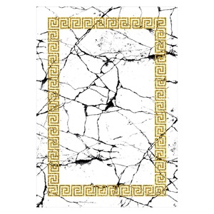 RUGS DEPOT LXDP-0363 Wholesale Multicolor Neutral Vintage Patchwork Digital Printed Machine Washable Chenille Area Rug Non <b>Slip</b> - Product Image 1