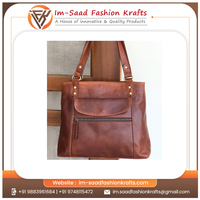 Tas Kulit Mewah untuk Wanita, Tas Selempang Portabel dengan Detail Rantai, Pegangan Ganda, Grosir OEM