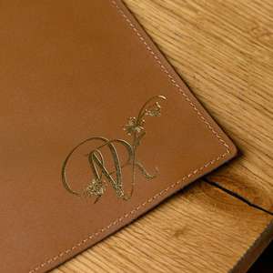 Stylish Luxury Handmade Genuine Leather Eco-Friendly <b>Place</b> <b>Mat</b> for Restaurant Dining Table Washable Non Slip Heat Resistant Pad - Product Image 3