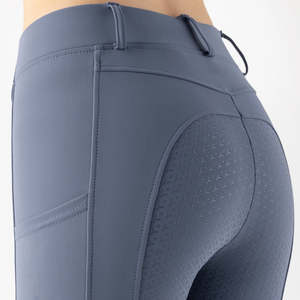 Vente en gros de vêtements équestres pantalons collants d'équitation Jodhpur et leggings culottes d'équitation en silicone pour femmes - Product Image 4