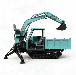 Excavadora Autocargable Hidráulica Todoterreno de 5 Toneladas de Calidad Profesional para Trabajos de Excavación en Granjas - Product Image 1