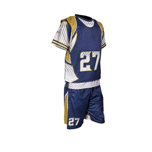 ชุดลาครอสใหม่ล่าสุด ผ้าโพลีเอสเตอร์ 100% ออกแบบเองได้ ชุดกีฬายอดนิยม น้ำหนักเบา แห้งเร็ว ระบายอากาศดี สำหรับผู้ชาย ผู้ใหญ่ - Product Image 5